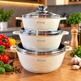  Set granitnog posuđa Konig KO-GS – Krem Cene