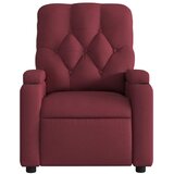  Naslonjač od tkanine crvena boja vina | shoptok.hr