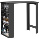 SoBuy barska jedilna miza črne barve v skandinavskem slogu, (20814881) | Shoptok.si