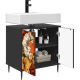  Kupaonski ormar GENNEP Crni hrast 60 x 40 x 61 cm | shoptok.hr