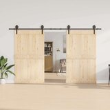  Gornja vodilica za klizna vrata 366 cm čelični crni | shoptok.hr