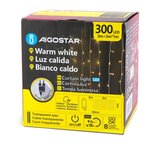 Aigostar led spoljašnji božićni lanac 300xLED/6W/230V/8 funkcija 3x1m IP44 topla bela+daljinski upravljač | Eponuda.com