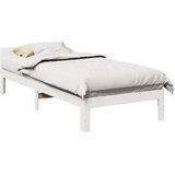 vidaXL Posteljni okvir brez vzmetnice bel 90x200 cm trdna borovina | Shoptok.si