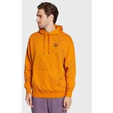 Puma Dukserica za muškarce, boja: narančasta, s kapuljačom, s uzorkom | shoptok.hr