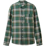 Tom Tailor Srajca svetlo rjava / temno zelena / svetlo roza / bela | Shoptok.si