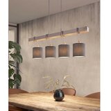 Brilagi LED luster na sajli NUBILA 4xE27/60W/230V siva/antracit | Eponuda.com