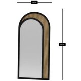 Hanah home Ogledalo Rafza Black | ePonuda.com