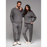 Ombre UNISEX couples tracksuit set in athleisure style with pants and sweatshirt | shoptok.hr