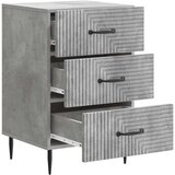 Noćni ormar Betonska siva 43 x 41 x 66,5 cm Konstruirano drvo | shoptok.hr