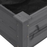  Sadilica s oblogom siva 71 x 37 x 76 cm od masivne jelovine | shoptok.hr