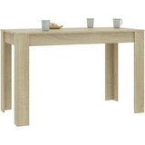 vidaXL Jedilna miza sonoma hrast 120x60x76 cm iverna plošča | Shoptok.si