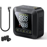 NIKCORP Električna tlačilka za pnevmatike 10,35 bar, prenosni mini kompresor z LCD zaslonom za avto, motor, kolo in žoge, (5000159918) | Shoptok.si
