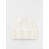Reserved kapa beanie iz mešanice volne - ebenovina Cene