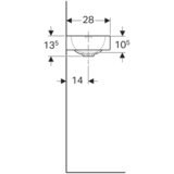 Geberit iCon 38 lavabo levi 124836000 | ePonuda.com