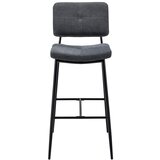 Bessagi Home Barski Stol Neta, Temno Siva | Shoptok.si