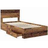  Krevetna konstrukcija Staro drvo 100 x 200 cm Konstruirano drvo | shoptok.hr