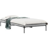  The Living Store Posteljni okvir siva sonoma 100x200 cm inž. les in kovina - Posteljni Okvir, (21526514) | Shoptok.si