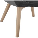 Bessagi Home Fotelj Merlin, Siv, Žamet, S Taburejem | Shoptok.si