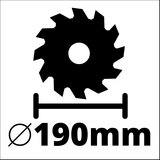 Einhell TP-CS 18/190 Li BL-Solo, Akumulatorska ručna kružna testera - (4331210) | ePonuda.com