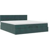  Otomanski krevet s madracem i LED 160x200 cm baršunasti | shoptok.hr