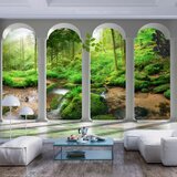  Samoljepljiva foto tapeta - Pillars and Forest 98x70 Cijene