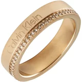Calvin Klein Prsten zlatna / prozirna