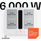 Klarstein Full House indukcijska kuhalna plošča z napo | 4 kuhalne cone | 7335 W | 530 m³/h | 60 cm | Shoptok.si