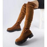 Gemre Long brown boots massive sole Kossuth Cijene