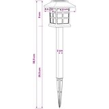  Solarna svjetla za vanjsku upotrebu s tlošcem 12 pcs 38,5 cm PP | Eponuda.com