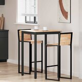  Stol za bar Prirodna 70 x 70 x 105 cm Čvrsto borovo drvo | shoptok.hr