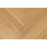 MID.YOU JEDILNA MIZA, furnirano hrast, les kavčukovca črna, barve hrasta | Shoptok.si
