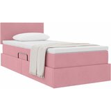 Krevet s od storage s madracem Ružičasta 90 x 200 cm Baršun | shoptok.hr