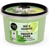 Organic Shop Fresh & Pure Eksfoliacijski solni piling za telo Meta in kumara - 250 ml Cene