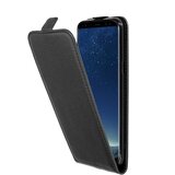 Cadorabo Ohišje, združljivo z Samsung Galaxy S8 PLUS v oksidna črna - Zaščitni ovitek v obliki flipa iz teksturiranega umetnega usnja, (20565916) | Shoptok.si
