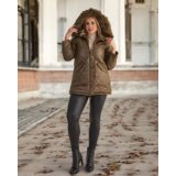 Resti Women's quilted jacket in dark green | Shoptok.si