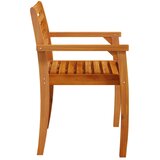  Vrtne stolice 6 kom 59x55x85 cm od masivnog bagremovog drva | shoptok.hr