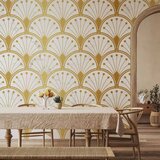  Foto tapeta - Gold and Marble Art Deco-inspired Pattern 100x70 Vodootporna | shoptok.hr