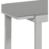 Gardenson Raztegljiva Vrtna Miza Ambia, Steklo, Aluminij, 80-120x70 | Shoptok.si