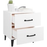  Noćni ormarići 2 kom bijeli 40 x 35 x 47,5 cm | Shoptok.si