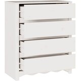  Komoda Drammen Bijelo 76,5 x 40 x 91 cm Čvrsto borovo drvo | shoptok.hr