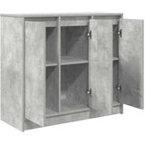  Komoda siva boja betona 85x34x76 cm od konstruiranog drva | Eponuda.ba