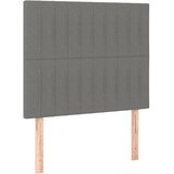 Maison Chic Posteljno vzglavje - Vzglavna omarica 2 kosa temno sivo 100x5x78/88 cm blago, (22077963) | Shoptok.si