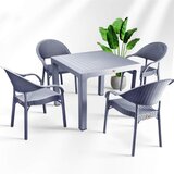  Baštenski Set 4/1 Bambu-ratan Antracit | ePonuda.com