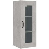 Viseći Viseča stenska omarica betonsko siva 34,5x34x90 cm, (20654084) | Shoptok.si