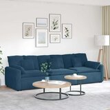  Modularna sofa s jastucima plava - Plava | shoptok.hr