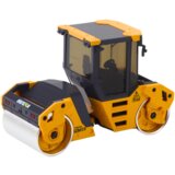 Metalni valjak za cestu za igru Huina 1:50 - žuti | shoptok.hr