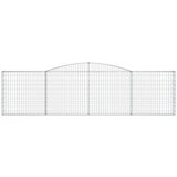  Lučne gabionske košare 15kom 400x30x100/120cm pocinčano željezo | shoptok.hr