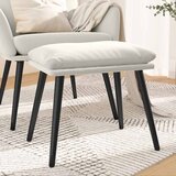  Tabure krem bijeli 45x29,5x35 cm baršunasti Cijene