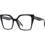 Fendi Way NA Geometric Eyeglasses L (54) Črna/Kristalna | Shoptok.si