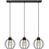  Luster na sajli STARLIGHT 3xE27/15W/230V crna/zlatna | Eponuda.com